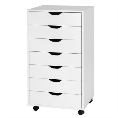 White drawer storage deals cabinet