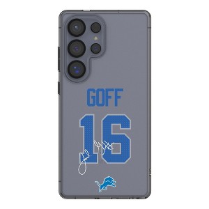 NFL Detroit Lions Players Game Tactic Clear Cell Phone Case for Samsung Galaxy - 1 of 4