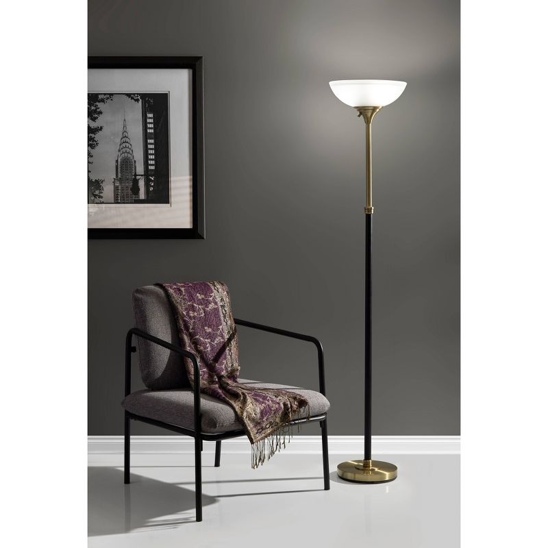 71&#34; Bergen Collection Torchiere Black - Adesso, 5 of 14