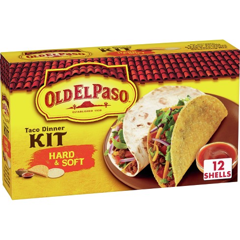 Old El Paso Hard & Soft Shell Taco Dinner Kit - 11.4oz : Target