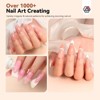 SAVILAND 4-Piece Nail Stamping Plates: Easy French Tip Tools, Stencils for Nail Art, French Manicure, Stripes, Heart, Star Designs, DIY. - 4 of 4