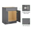 LOVMOR 24"W*21"D*34.5"H in Plywood Soft-Close Bath Vanity Cabinet without Top for Kitchen, Bathroom, Living Room - 4 of 4