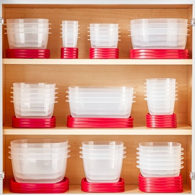 Rubbermaid 6pc Food Storage Container Set (3 containers, 3 lids)