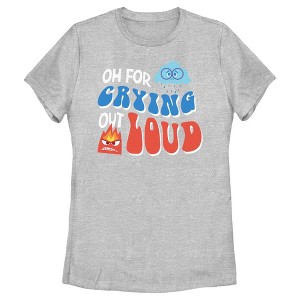 Women's Inside Out 2 Anger and Sadness Crying Out Loud T-Shirt - 1 of 4