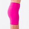 Calypsa Women's Chlorine Resistant High Waisted Mid-Thigh Swim Shorts - 2 of 4