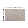 Knightsbridge Diamond 220 GSF Non Skid Back Bath Rug - 2 of 4