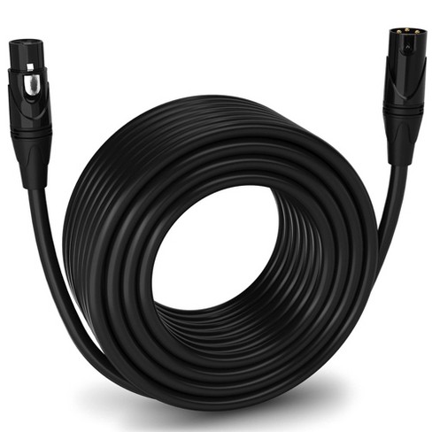 Insten 3.5mm Audio Cable, Male To Male, Trrs Stereo With Microphone, Nylon  Braided Jacket, 3 Feet, Black : Target