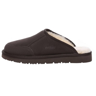 Men Sheepskin Suede Slippers - Lark