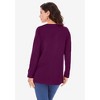 Roaman's Women's Plus Size Long Sleeve Crewneck Ultimate Tee - 3 of 4