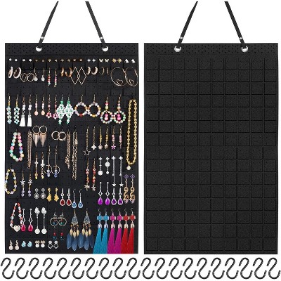 Hanging Necklaces Holder, Bracelets, and Ankles, Necklaces Display Storage Hanger for Wall