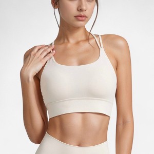 Anna-Kaci Active Women's Strappy Sports Bra with Double Strap Detail for Flexible Low to Medium Impact Support - 1 of 4