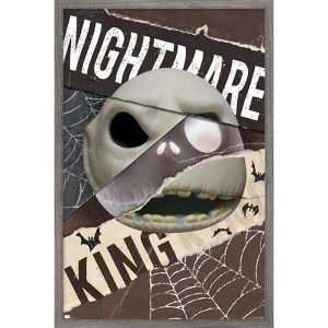 Trends International The Nightmare Before Christmas - Distorted Jack Framed Wall Poster Prints - 1 of 4