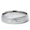 Pompeii3 Channel Brushed Wedding Band 950 Platinum - 2 of 4