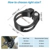 Unique Bargains Aluminum Alloy Quick-Release Mountain Road Bike Seat Post Clamp - 2 of 4