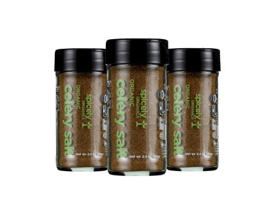 Spicely Organics - Organic Celery Salt - Case of 3/1.6 oz