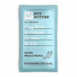 RX Nut Butter Vanilla Almond Butter Spread - 1.13oz