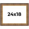 PosterPalooza | Museum Gold Picture Frame - UV Acrylic, Backing Board, Hanging Hardware Included - 2 of 4