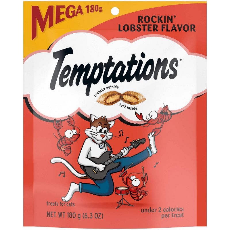 Temptations Rockin' Lobster Flavor Crunchy Cat Treats, 1 of 12