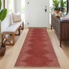 2x6 Hallway Runner Rug Low Pile Machine Washable Rugs Modern Stripe Geometric Foldable Minimalistic Carpet with Rubber Backing for Entryway Hallway - 2 of 4