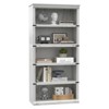 5 Tier Book Shelf Farmhouse Bookcase Open Storage Shelves 31.4" x 12.7" x 67.4" Book Case - 3 of 4