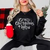 Simply Sage Market Women's Graphic Sweatshirt Crazy Christmas Lady - 2 of 4