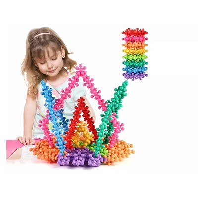 Link 200 Piece Set Interlocking Building Block Stem Educational Creativity  Toy for Preschool Kids 3+ - Multi