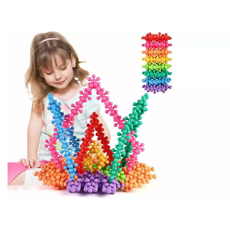 Link 200 Piece Set Interlocking Building Block Stem Educational Creativity Toy for Preschool Kids 3+ - Multi, 1 of 10
