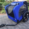 COWLOWN Red Pet Bike, Dog Cart for Bicycle,Suitable for Small and Medium Pets, Folding Cart Frame, Quick Release Wheel, Internal Leash - 3 of 4