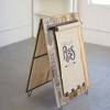 Recycled Wood Sandwich Board – 37"H Folding Floor Sign for Shops & Events By Kalalou - 3 of 3