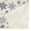 Saro Lifestyle Snowflake Runner, White, 16" x 70" - image 2 of 3