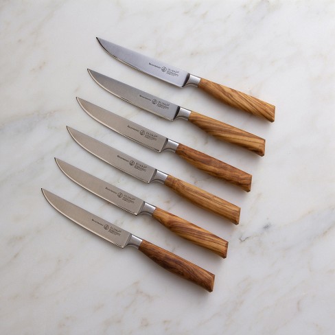 BergHOFF Pakka Wood 15-Piece Steak & Carving Knife Set