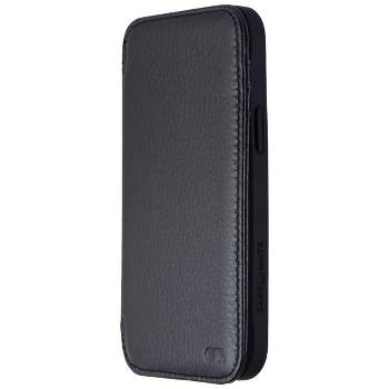 Case-Mate Tough Wallet Folio Case for Apple iPhone 12 Mini - Black Leather