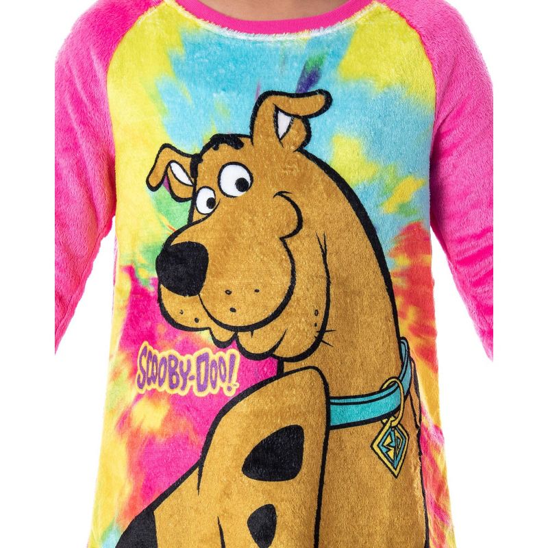 Scooby Doo Girls Tie-Dye Nightgown Pajamas, 4 of 5