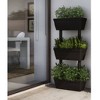 vidaXL Garden Planter 6 pcs 39.4" Anthracite - 2 of 4