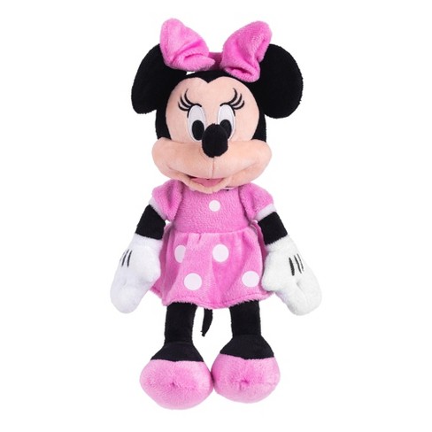 Disney Minnie Mouse Pink Dress Plush Stuffed Toy 13 Inches Tall for sale online 