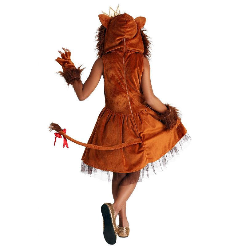 HalloweenCostumes.com Girls A-ROAR-able Lion Costume, 2 of 4