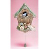 Kevins Gift Shoppe Ceramic Cat On The Birdhouse Music Box - image 2 of 3