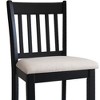 PAGED Classic Dining Chairs Set of 2 Faux Leather Upholstered Dining Room Chairs with Sturdy Wood Frame for Living Room, Kitchen - 3 of 4