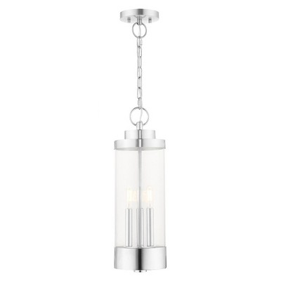 Livex Lighting Hillcrest 3 - Light Pendant in  Polished Chrome