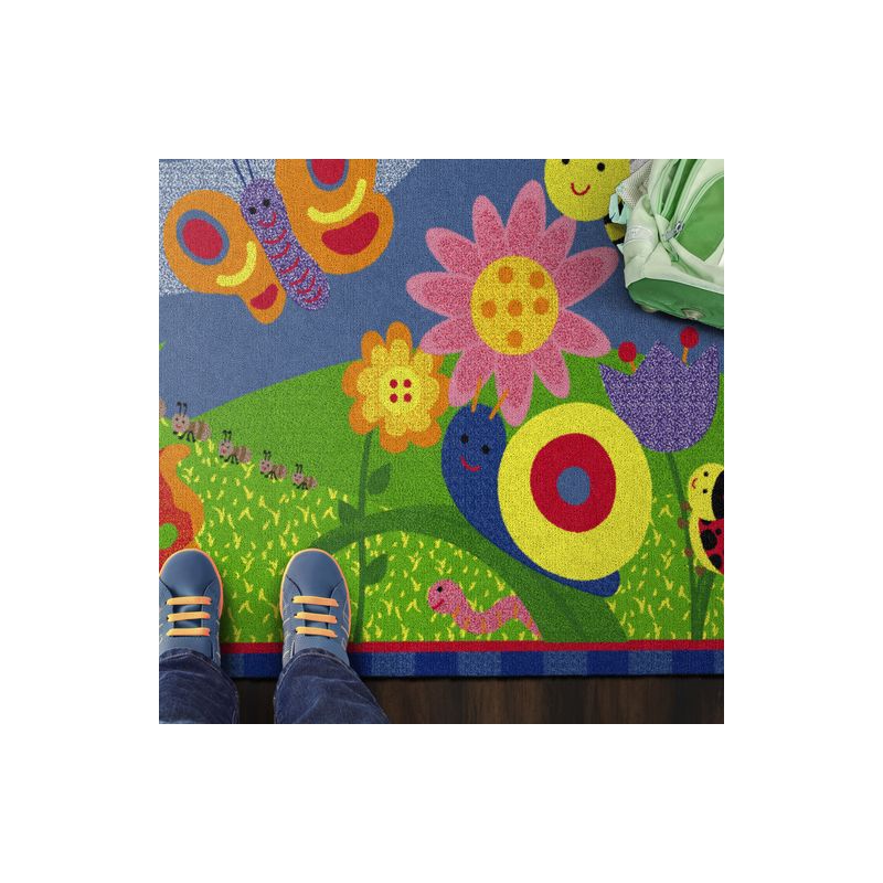 Flagship Carpets Cutie Bugs Kids and Baby Non Slip Area Rug, 3' x 5', 2 of 7