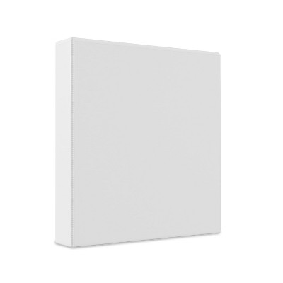 Staples 2" Simply View Binder with Round Rings White 12/Pack 23725/21688