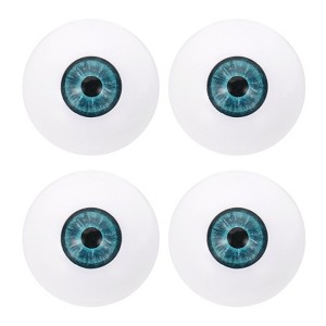 Unique Bargains Realistic DIY Craft Three-Dimensional Acrylic Doll Eyes 2 Pair - 1 of 4