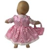 Doll Clothes Superstore Pink Chiffon Dress Fits 14-15 Inch Baby Dolls - 4 of 4