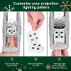Aoibox Christmas Tree Topper Silver Lighted Star 6 Projection Modes 3D Rotating LED Lights 1 Piece for Holiday Party Decoration - 4 of 4