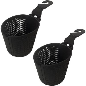 TruAIR Car Headrest Cup Holder Hook (2-Pack) - 1 of 4