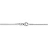 Black Bow Jewelry 0.7mm 18k White Gold Classic Box Chain Necklace - 4 of 4