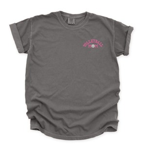 Simply Sage Market Embroidered Volleyball Mom Garment Dyed Tee - 1 of 4