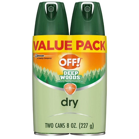 bladerdeeg meloen paddestoel Off! Deep Woods Mosquito Repellent Dry - 4oz : Target