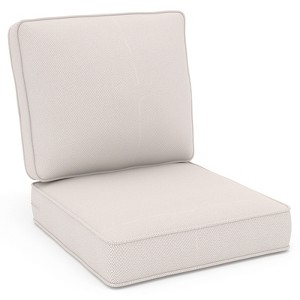 Buenhomino Outdoor Patio Chair Cushions Set, Olefin Fabric Weather-Resistant Outdoor Cushion with zipper - 1 of 4