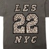 LES 22 NYC Adult Pepper Crew Neck Short Sleeve T-shirt - 2 of 3